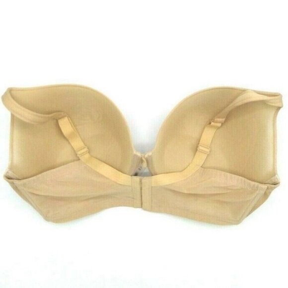 Lane Bryant Cacique Bra Smooth Boost Plunge Plus Size 44DDD Cafe Mocha - Picture 7 of 10